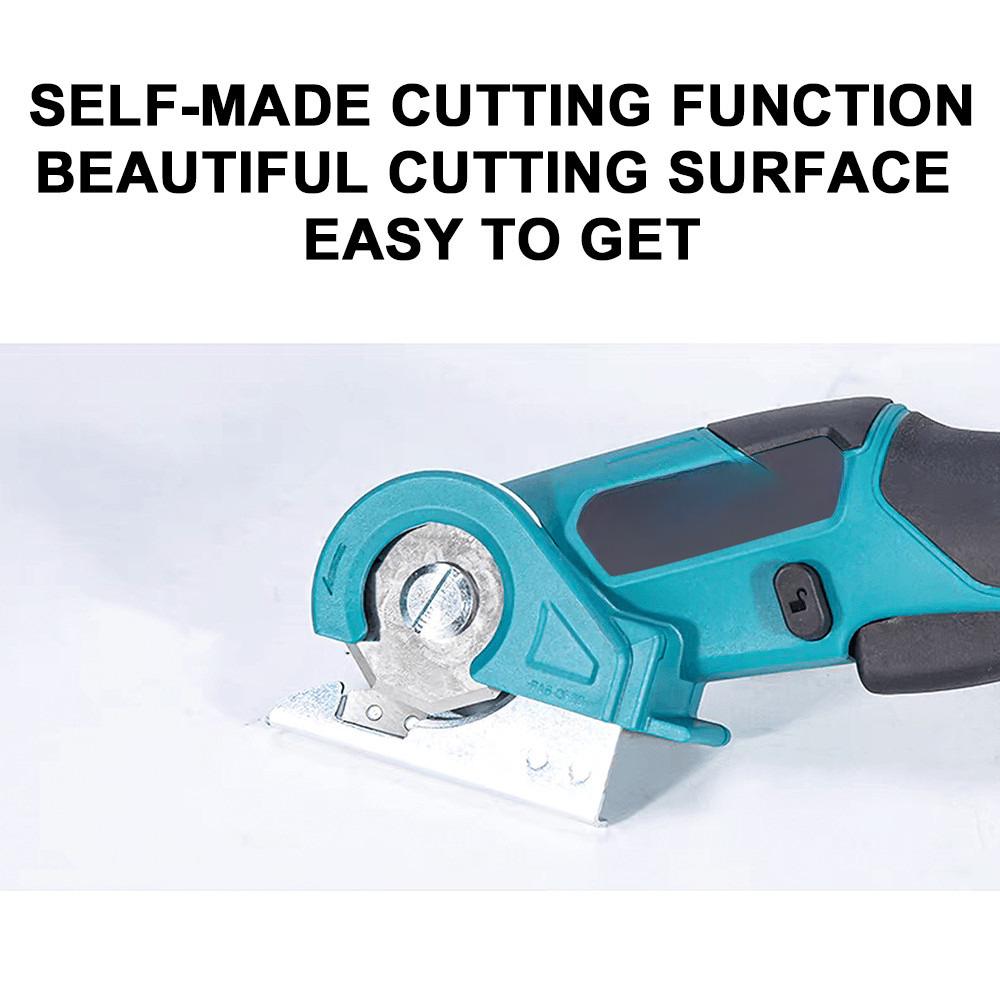 Akkuschere für Teppich Handheld Multifunktionaler Beschneider Rundmesser Tragbare Schneideschere für Stoff