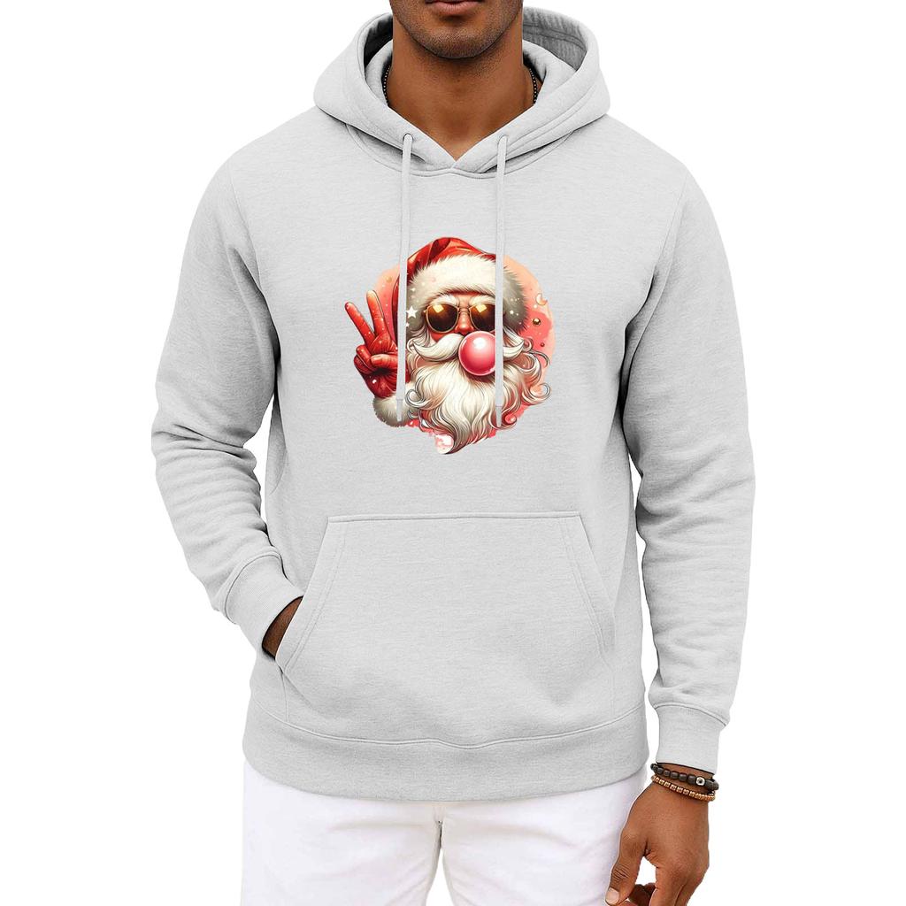 Men's And Women's Christmas Hooded Hood Long Sleeves Hoodie