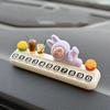 Labu Car Decoration 2025 New Internet Celebrity Interior Accessories Cute Cloth Doll Labu Car Plush Doll