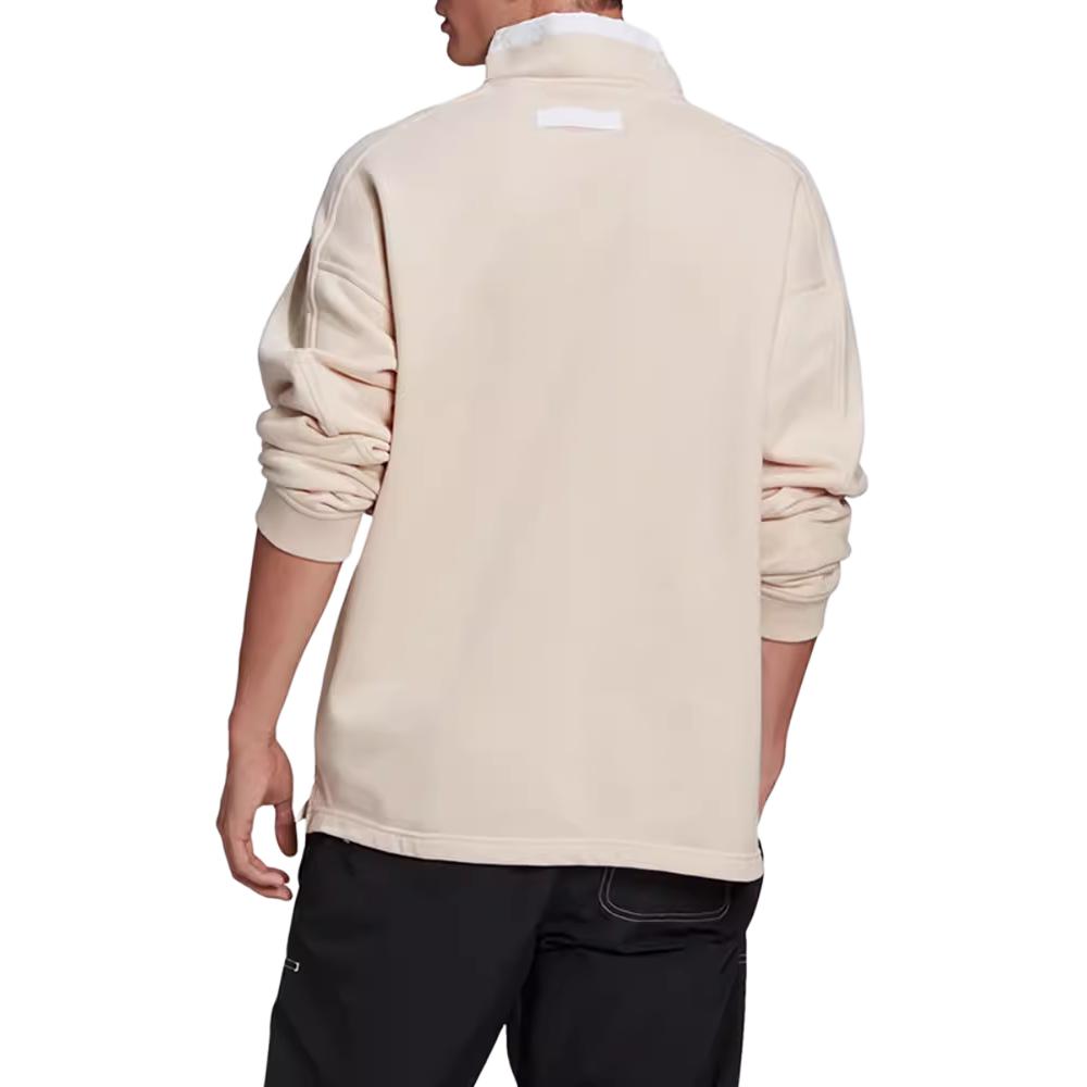 Adidas R.Y.V. Half-Zip Solid Utility Crewneck Sweatshirt Men Tops Light-Pink GN3277