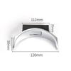 A2056803407 Console Armrest Cover Switch Silver 120mm Central Glove Box Button For Mercedes Benz C 2015-