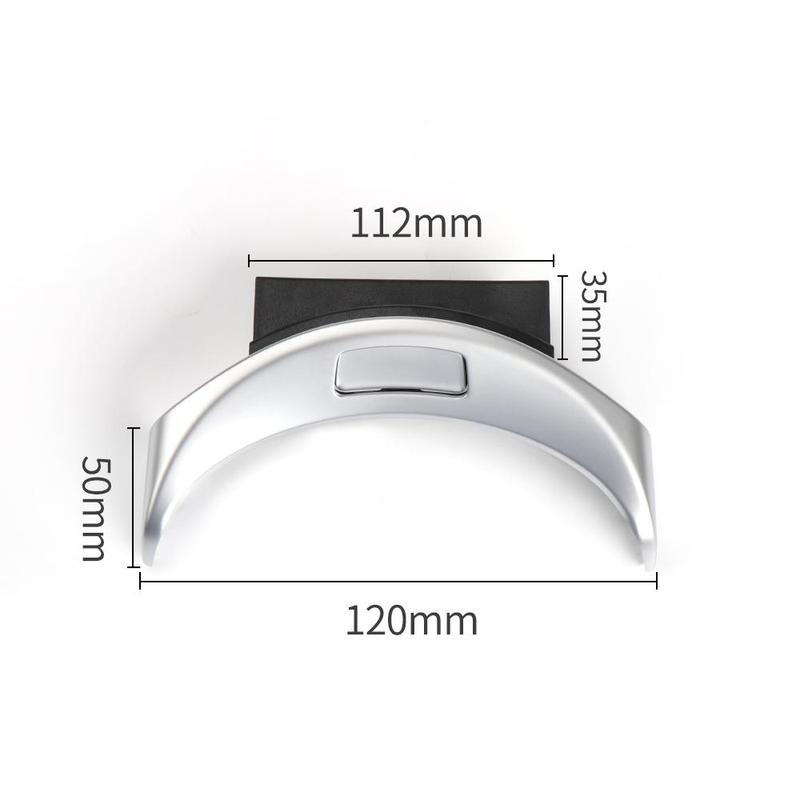 A2056803407 Console Armrest Cover Switch Silver 120mm Central Glove Box Button For Mercedes Benz C 2015-
