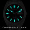 BERNY Men's Watch Titanium Analog Quartz 10ATM Waterproof Super Luminous Black