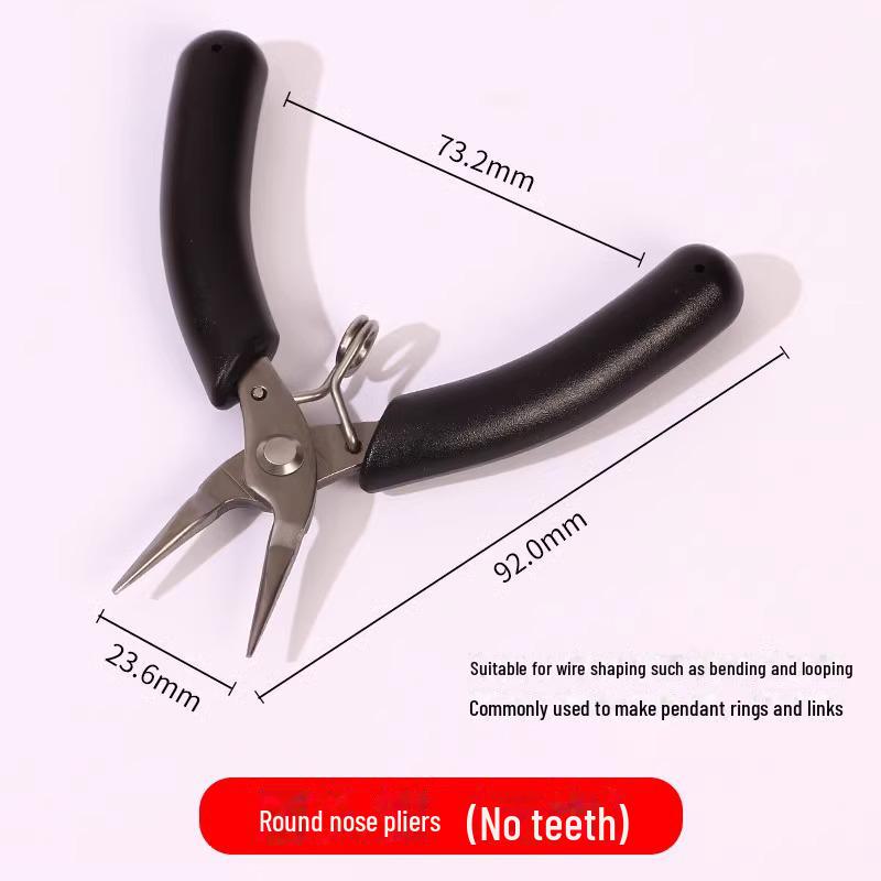 DIY Jewelry Needle-Nose Pliers: Handmade Accessory Tool for Bracelets, Necklaces, and Pearl Stringing.