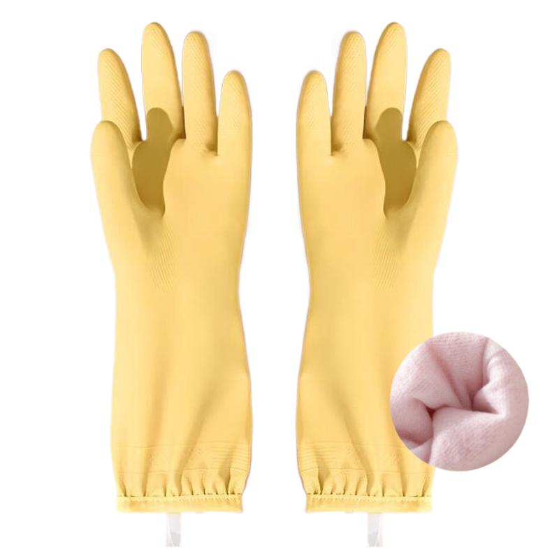 Haushaltshandschuhe zum Geschirrspülen, Gummihandschuhe, Wasserdichte Handschuhe, Reinigungswerkzeuge, Latexhandschuhe für Wäsche und Küche