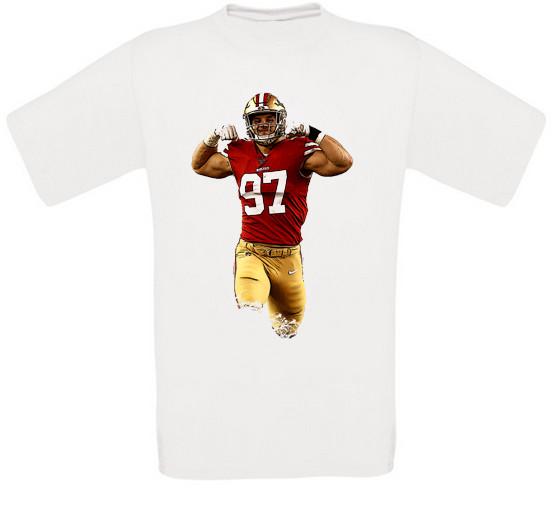 Nick Bosa San Francisco Football T-Shirt All Sizes S