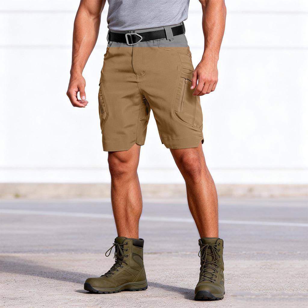 Men's Casual Workwear Multi-Pocket Shorts