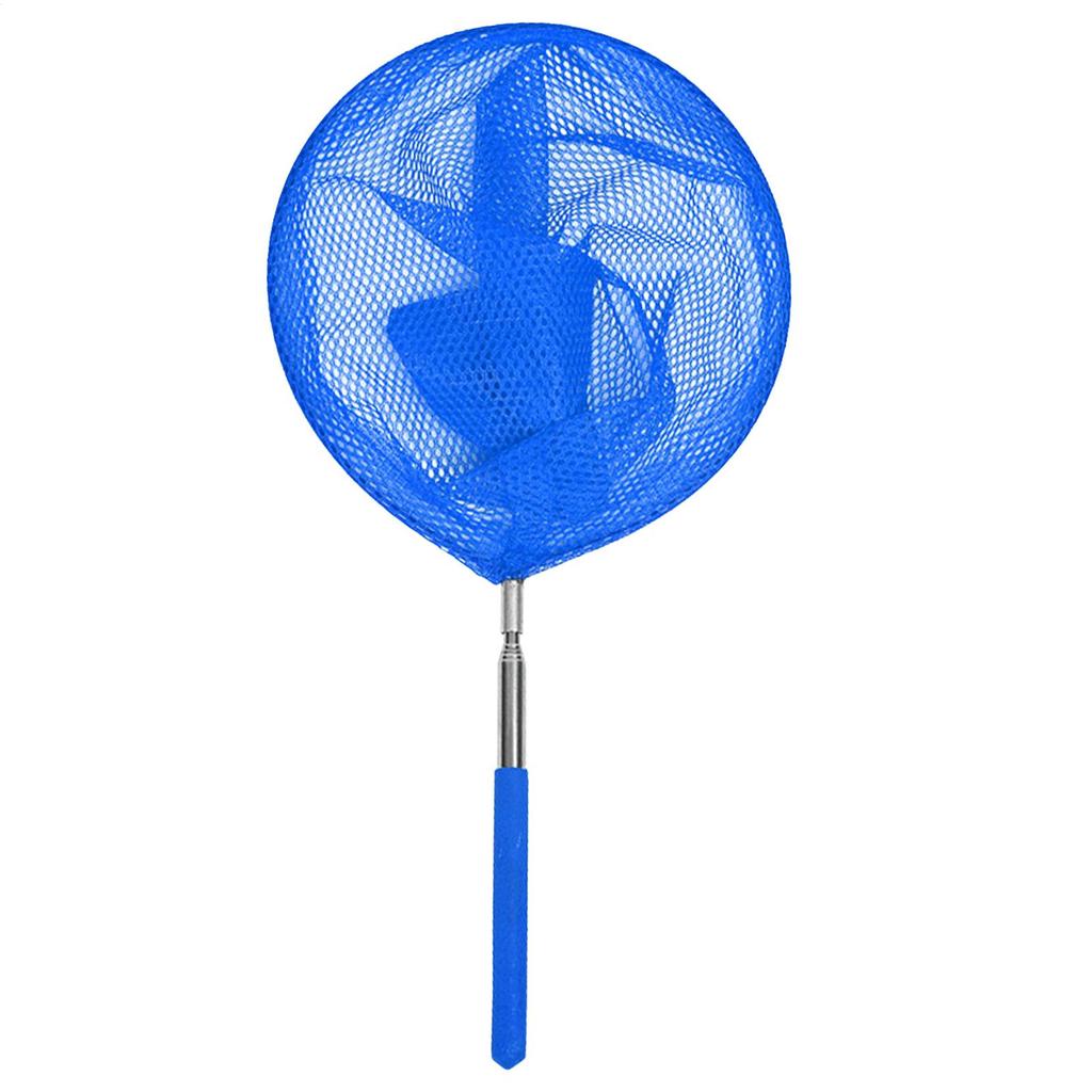 Swimming Pool Skimmer Net Telescopic Pole Fine Mesh Deepwater Net Cleaning Leaves and Debris Pond Net