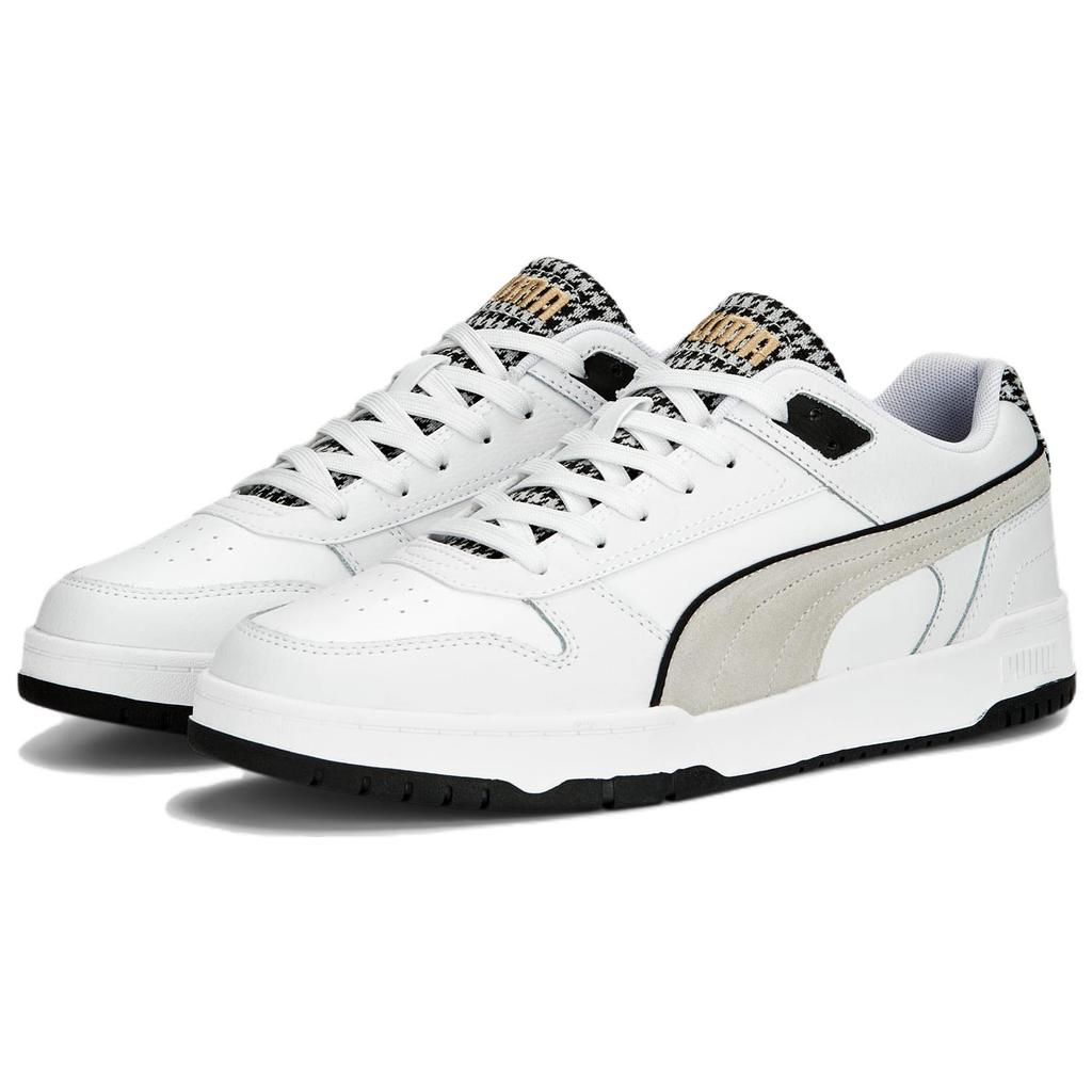 New PUMA Rbd Game Low Houndstooth 'White' Women's 389321-01