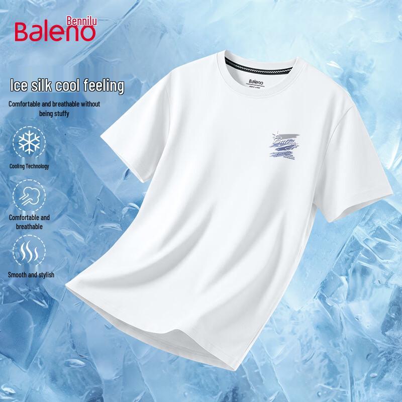 Baleno Men s Ice Silk Cooling Graphic T-Shirt 3XL