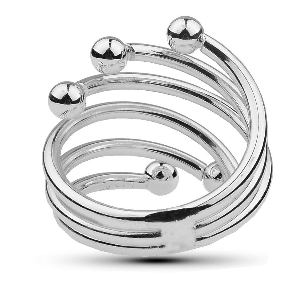 Metal Male Cock Bondage Device Horseshoe Ring Penis JJ Ring Adult Sex Product Toy S Ring