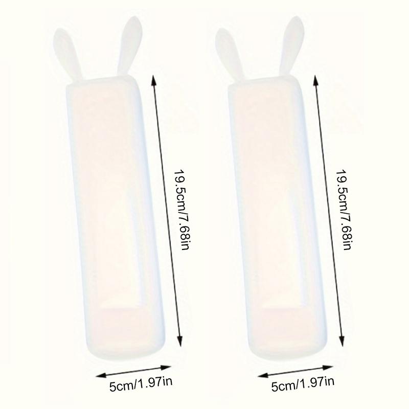 

Чехол для пульта дистанционного управления Night Light с ушками кролика, пылезащитные силиконовые чехлы для пультов управления TV AC Nightglow Control Case