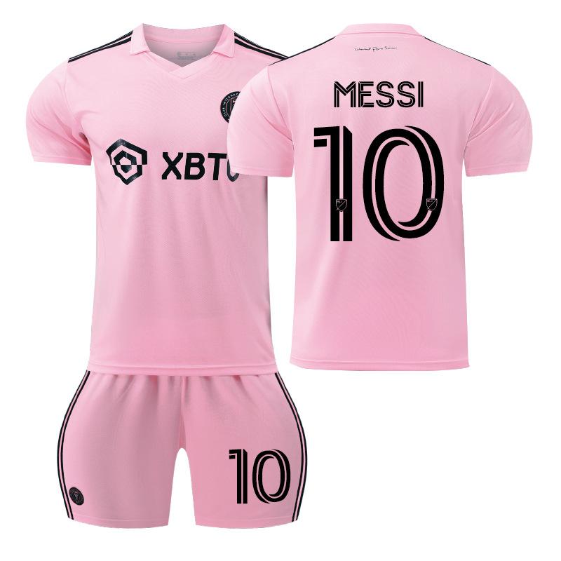 2324 Miami International home Messi No. 10 jersey Major League football jersey set Men s and children s cross-border wholesale 16#