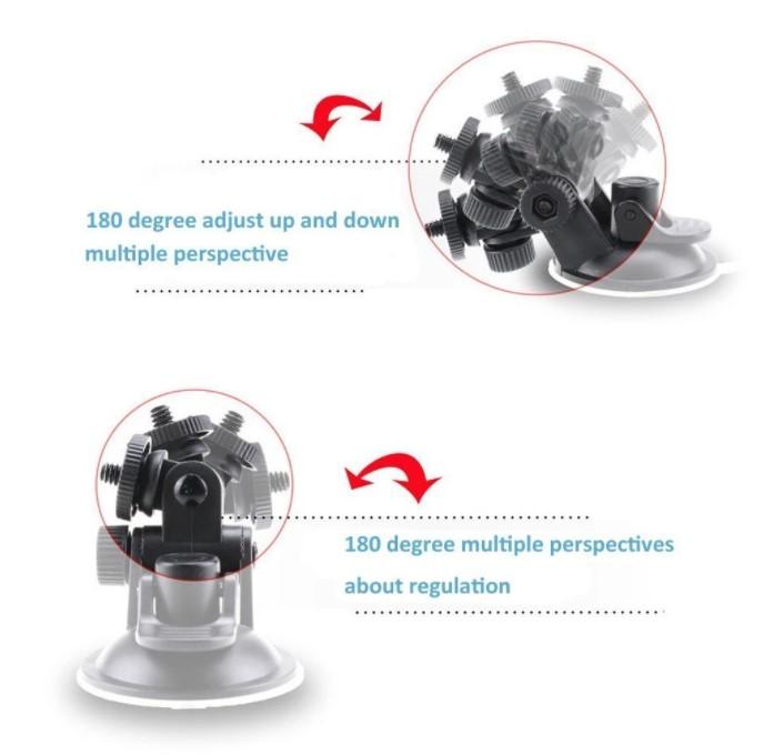 Suction Cup For Action Camera Accessories For Car Mount Glass Monopod Holder