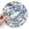 50 Pigeon Graffiti Cartoon Animal Stickers for Kids – Waterproof DIY Guka Suitcase & Water Bottle Decor