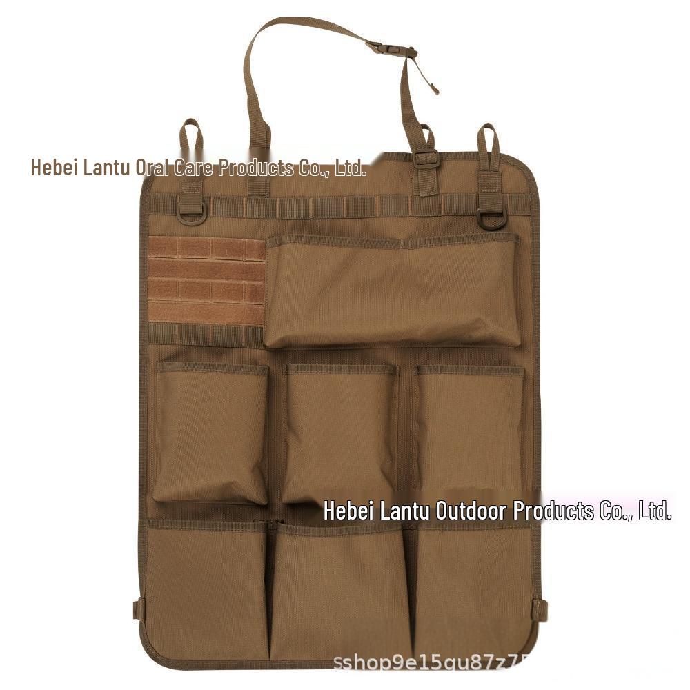 

Tactical Car Seat Back Camouflage Storage Bag with Eight Pockets 59*46cm