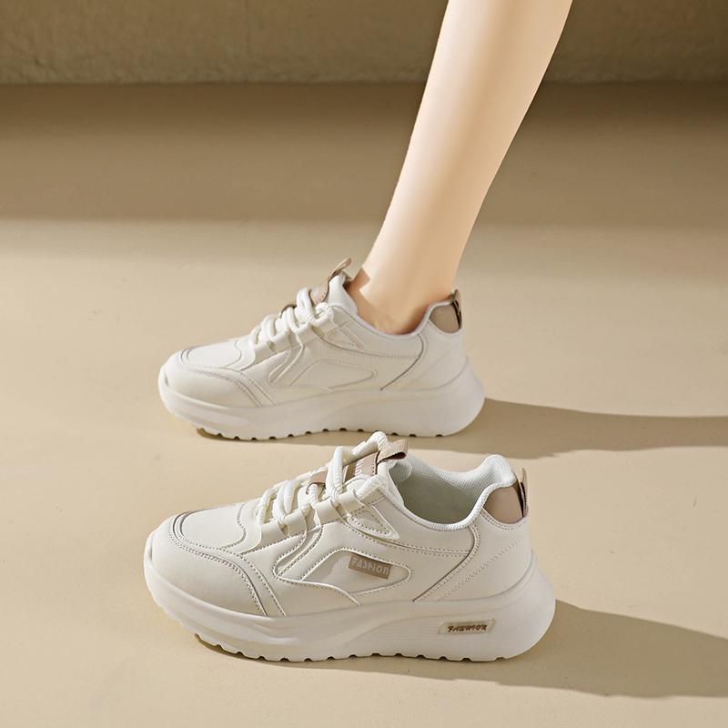 

Модные женские кожаные кроссовки CRLAYDK, повседневные теннисные, удобные туфли на платформе, обувь для ходьбы, женские спортивные кроссовки 39