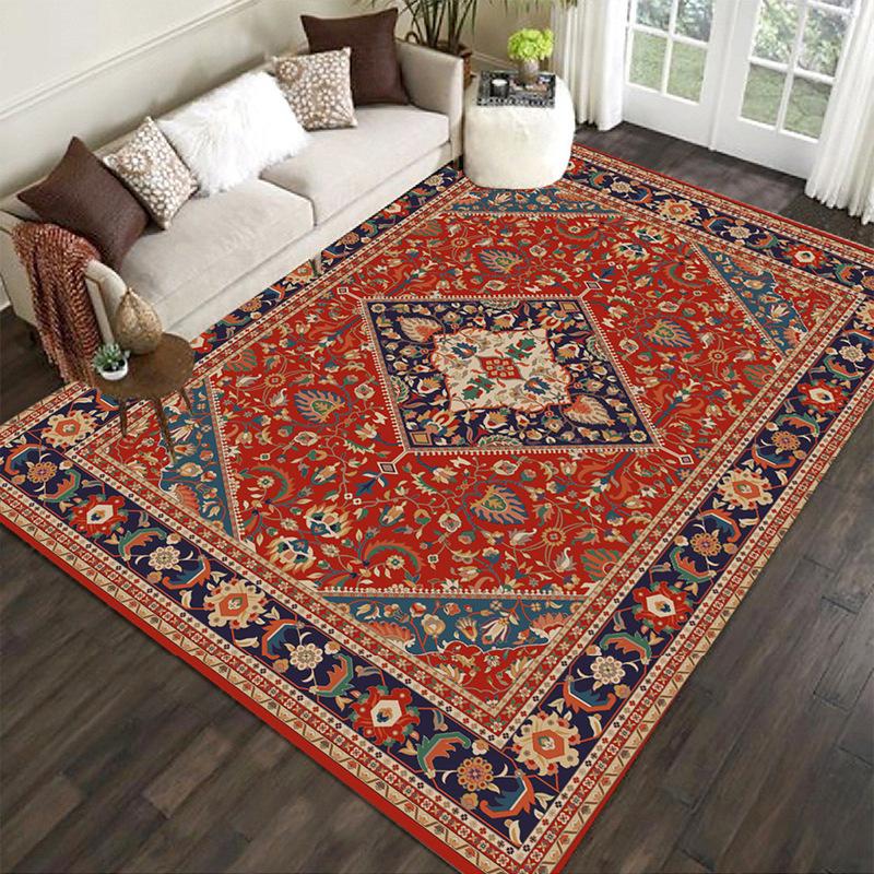 Home Bohemian Retro Indický etnický styl Dveře do ložnice Obývací pokoj Kuchyně Koupelna Podložka Koberec Tapetes De Sala Tapis Salon