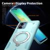 For Samsung Galaxy A07 4G Magnetic Case Military Protection PC + TPU Kickstand Phone Cover