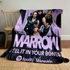 Máneskin Band Graphic Blanket for All Seasons Blanket Lunch Break Throw Gift