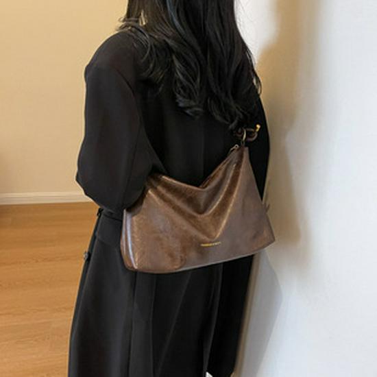 2025 Chic Retro Women's Boston Bag: Versatile Handheld & Crossbody Cylindrical Shoulder Bag