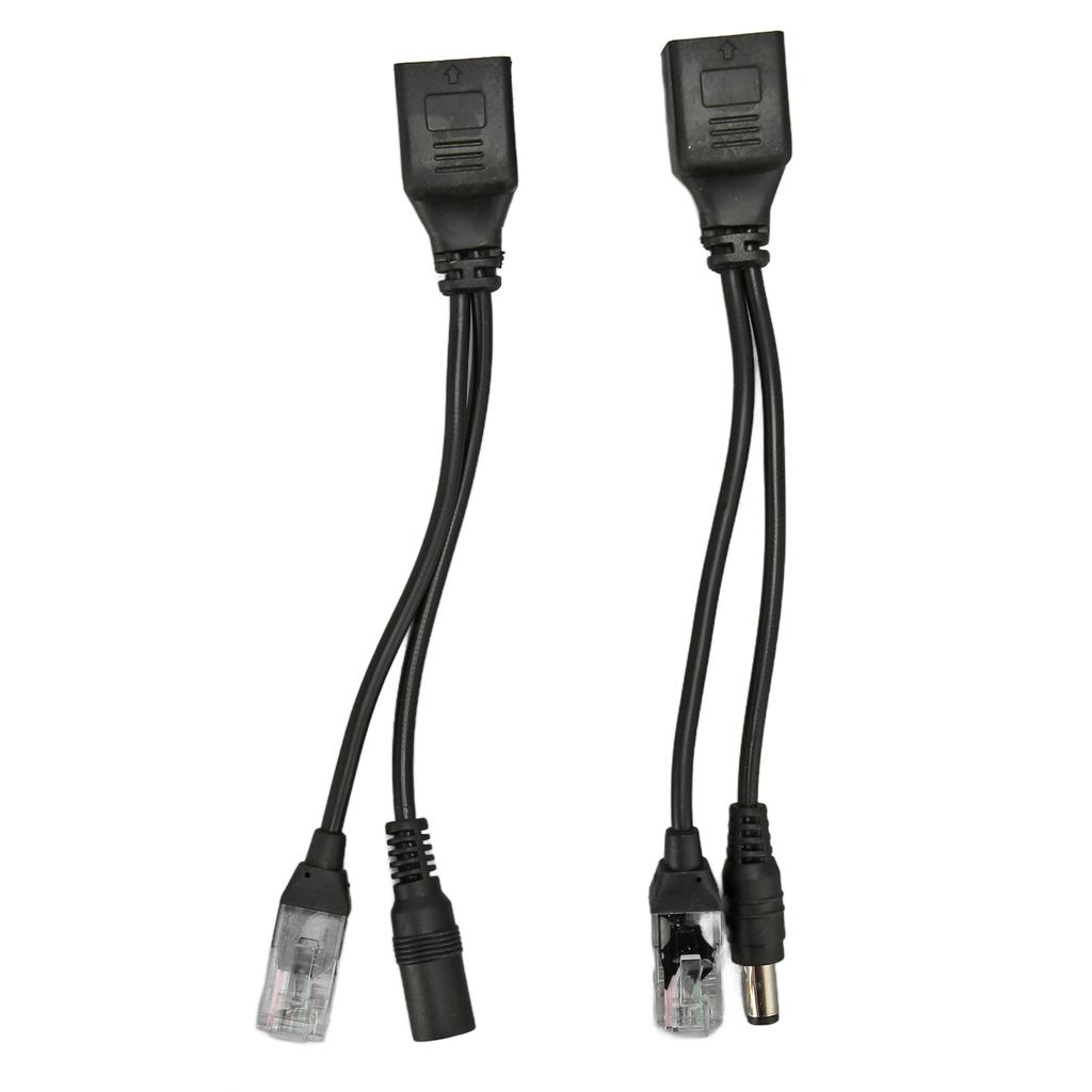 12V POE Splitter Adapter Stable Easy To Install Plug and Play Waterproof POE Splitter Adapter Male Female for IP Camera