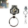 Western Cowboy Letter Keychain, Vintage Handmade Letter  Initial Keychain Clip, Personality Metal Key Chain For Belt