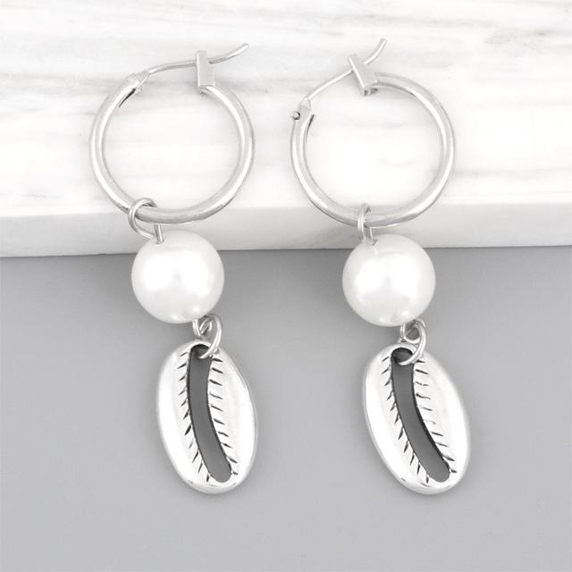 Bohemian Brincos Sea Shell Conch Ohrringe Für Frauen Gold Farbe Baumeln Ohrring Femal Strand Sommer Jewerly