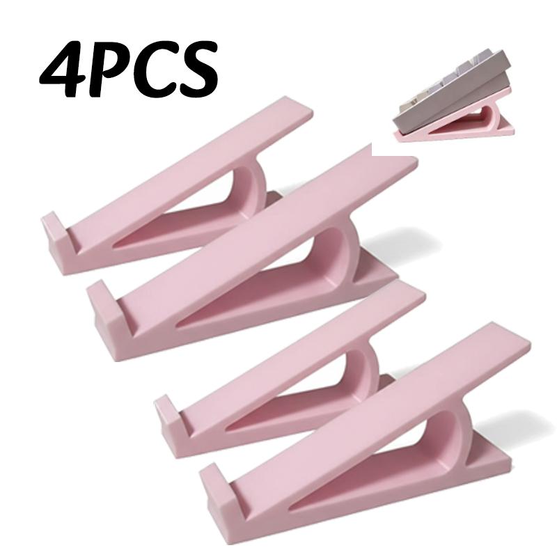 Keyboard Elevated Stand Plastic Ergonomic Tilted Elevator Brackets Anti Slip Desktop Keyboard Riser Holder Office Home Accesso