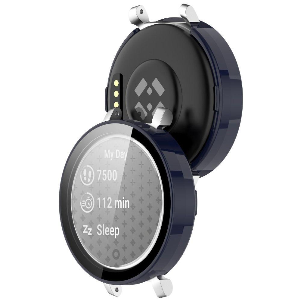 PC+Tempered Screen Protector Smart Bumper Shell New Protective Case for Garmin Lily 2