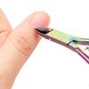 Tagliacuticole Professionale Pinzette Unghie Forbici Spingicuticole Manicure Pinza Pedicure Rimozione Pelle Morta Strumento per la Ricrescita delle Cuticole Unghie