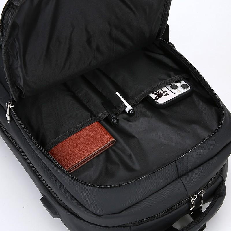 Casual Light Travel Backpack, Men's High-end Business Backpack, Large-capacity Student Junior High School and University Schoolbag