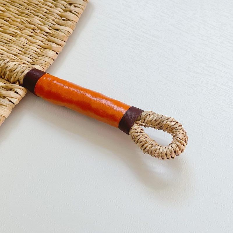 Vietnamese Seaweed Woven Grass Woven Fan Wall Hanging African Elements Ins Wind Wall Decoration Day Summer Hand-shake