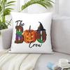 Happy Halloween Pumpkin Print Cushion Covers Suitable for Home Living Room Sofa Bedroom Room Decoration Pillow Covers