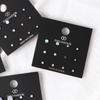 Dieuamour [12Pack] Daily Cubic Pearl (Green) Layered Earring Set