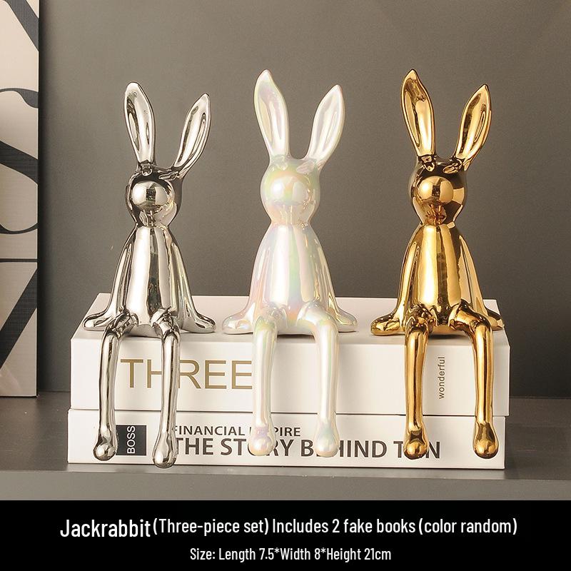 Charming Rabbit Ornaments for Home Décor: Perfect for Living Rooms, Entryways, TV Cabinets, Wine Cabinets, Offices, and Model Rooms