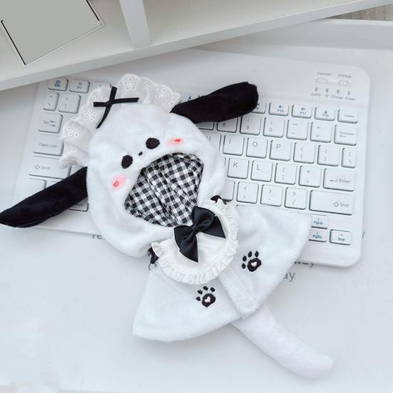 Doll Clothes Set Handmade Maid Shawl Cloak for 17cm La Bubu Dolls
