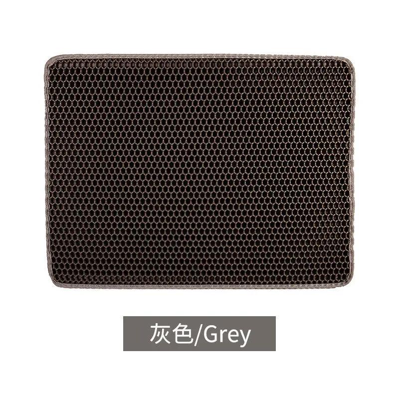 Katzenstreumatte, doppellagig, wasserdicht, urinsicher, Auffangmatte, leicht zu reinigen, rutschfeste Toilettenunterlage, Katzenkratzpad, großes Fußpolster