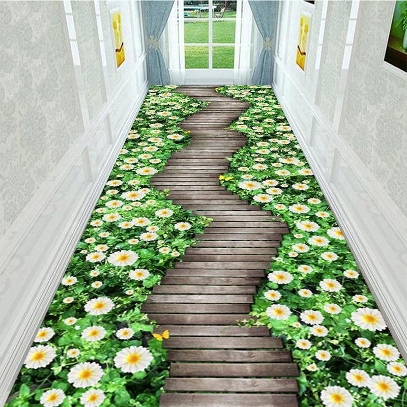 Tatami Rug 3D Carpets for Living Room Funny Adventure Floor Area Rugs for Kids Room Decorative Long Hallway Corridor Kitchen Mat