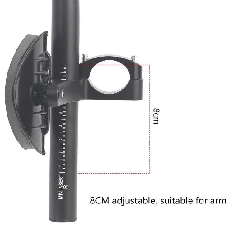 Road Bike Extension Wind Resistant Ergonomic Curved Shape Regulable Arm Position For Speed Optimization