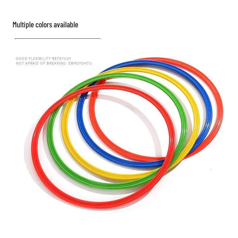 Thickened 60cm Agility Training Rings (5-Pack)