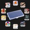 28/56 Grids Plastic Jewelry Storage Box Necklace Earrings Rings Jewelry Packaging Organizer Portable Pill Medicine Storage Box