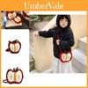 Adorable Apple Shaped Knitted Shoulder Bag For Kids Gender Neutral Mini Cute Design