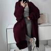 2024 European and American Clear Texture Loose Cardigan Outerwear