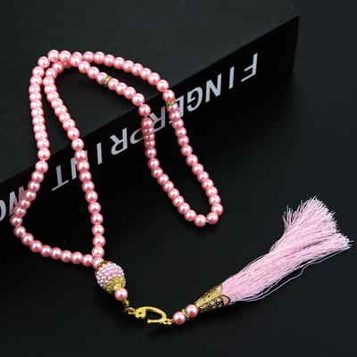 Pulseiras de Rosário Contas de Oração Estilo Turco 99 Contas Pérolas de Vidro Pulseiras de Charme Presente