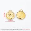 18k Gold Zodiac Pendants for DIY Luxury Jewelry - Small Accessories for Bracelets & Necklaces