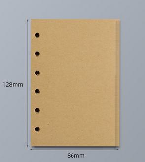 45 Sheets A5 A6 A7 Loose Leaf Notebook Refill Spiral Binder Inner Page Line Blank craft Grid Inside Paper Stationery