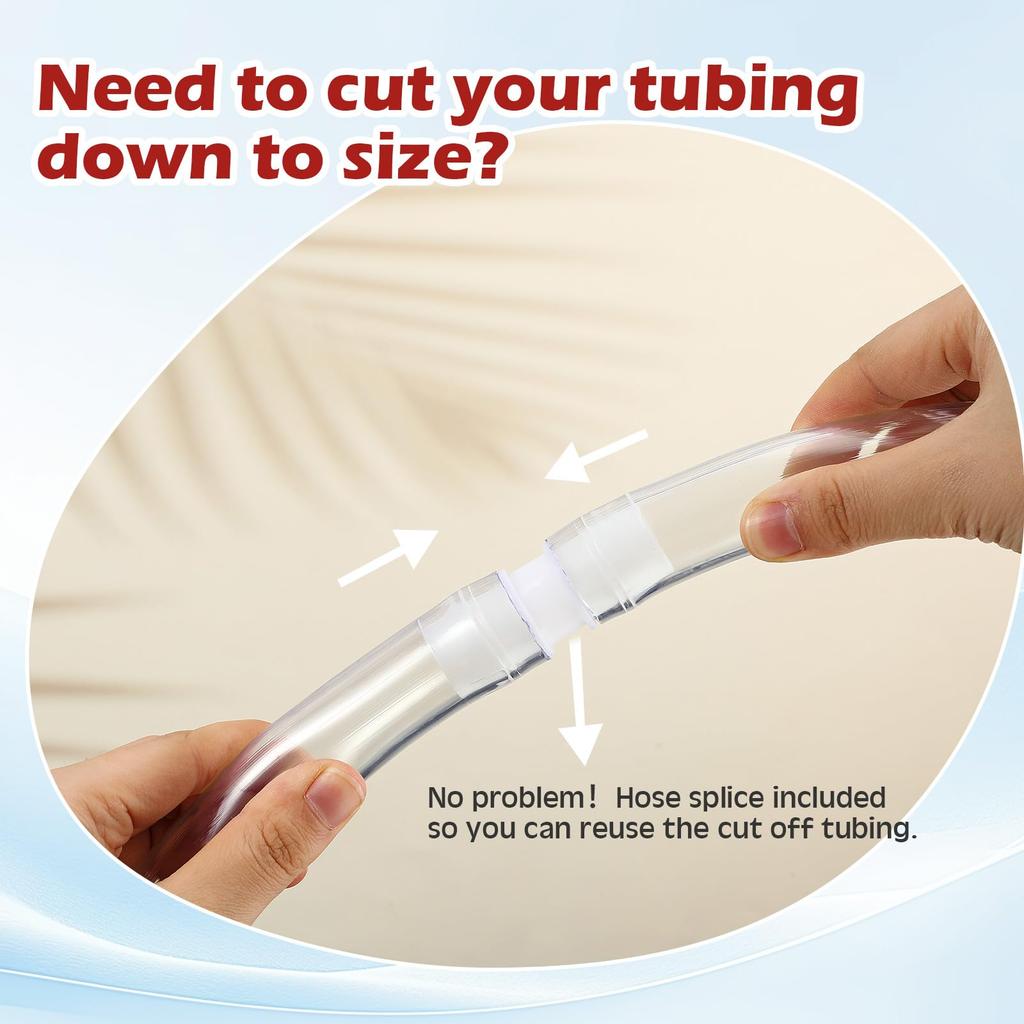 Innconee Plastic Funnel with Hose Flexible Fuel Funnel with 3.28 Feet Clear Tube Wide