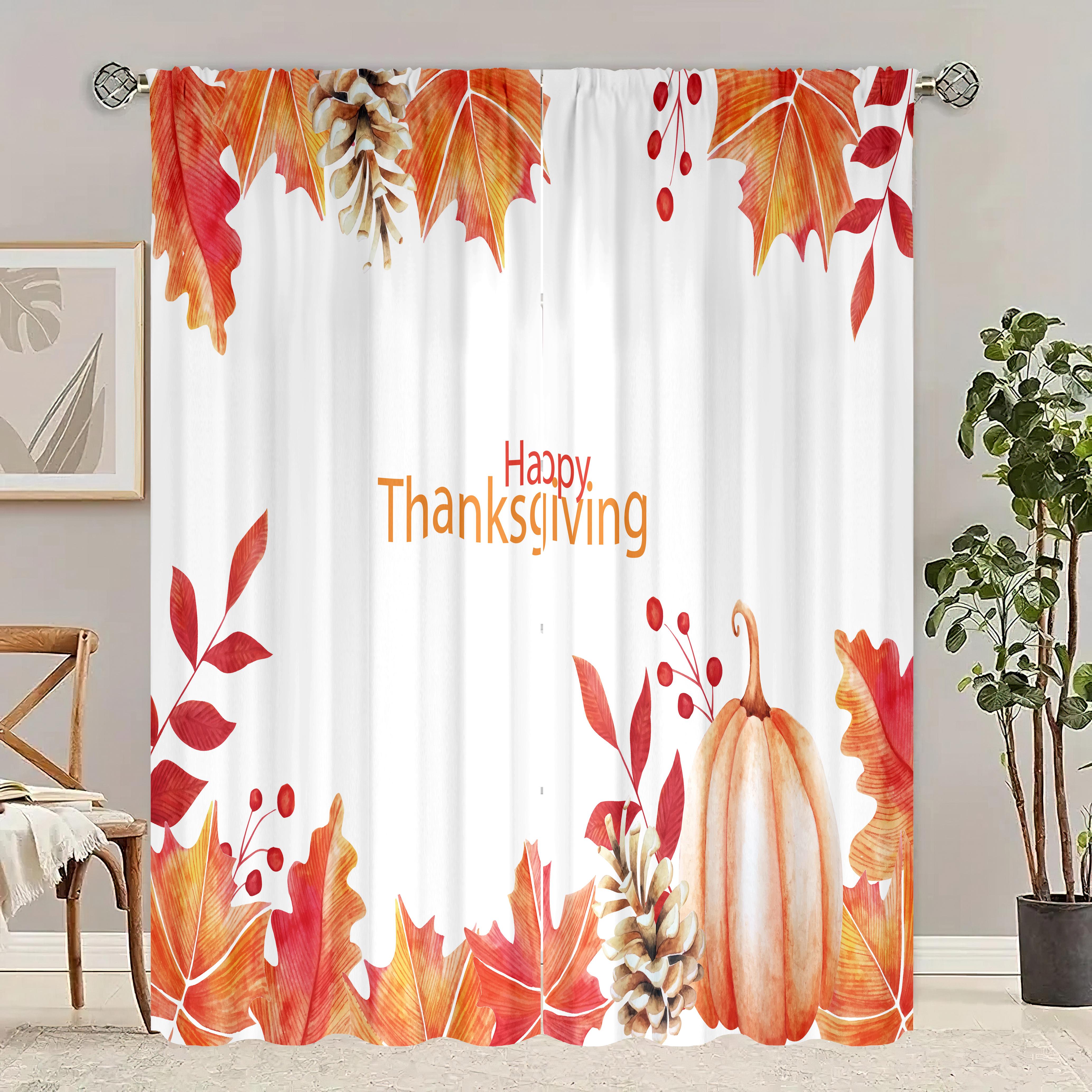 2 pieces - Customizable pattern size - Printed drapes panel panel - Polyester material - Bedroom, living room, study 30inchx65inchx2Pcs