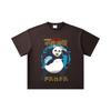 260 GSM Double Yarn 32 Count 100% Cotton Jujutsu Kaisen V62 Panda Print Unisex Heavy Cotton T Shirt